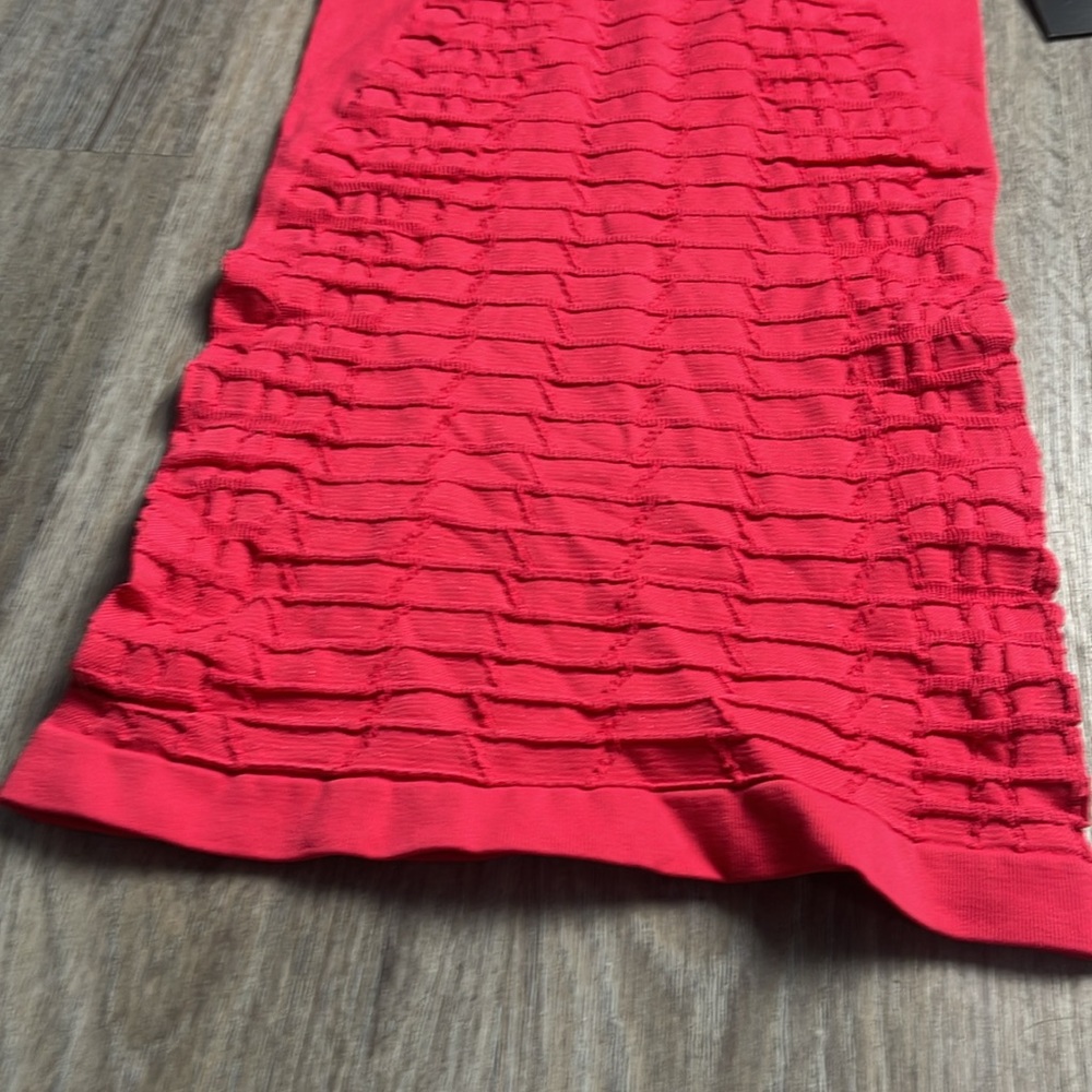 Bebe Body-con Sweetheart Neck Textured Dress Size M/L - Picture 15 of 16